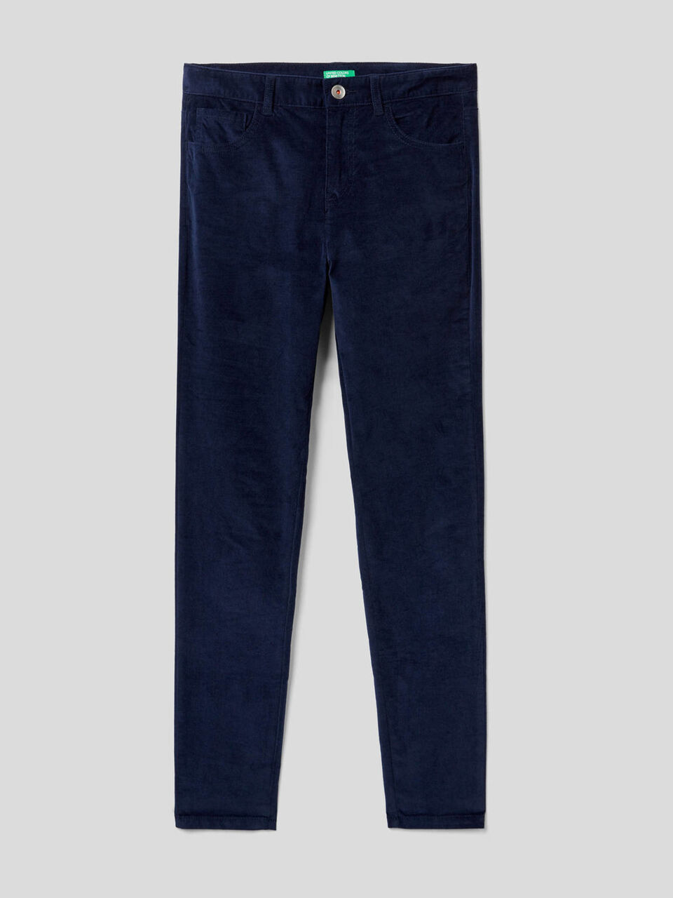 Five-Pocket-Hose aus Samt image number 1