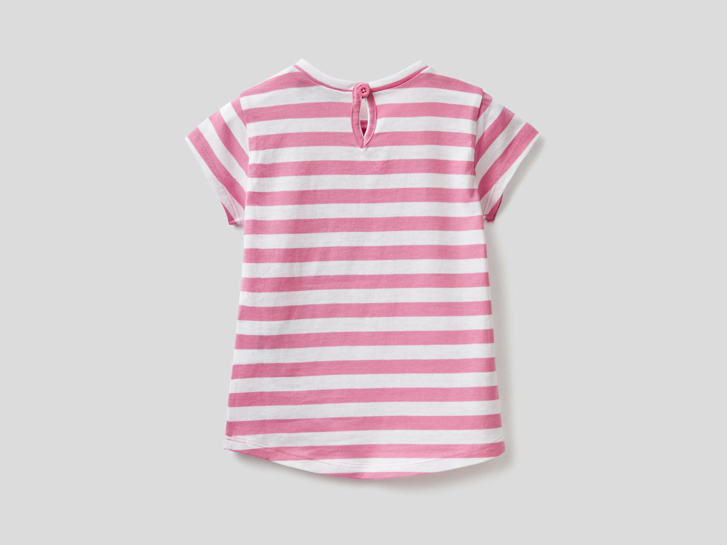 Gestreiftes T-Shirt aus 100% Baumwolle image number null