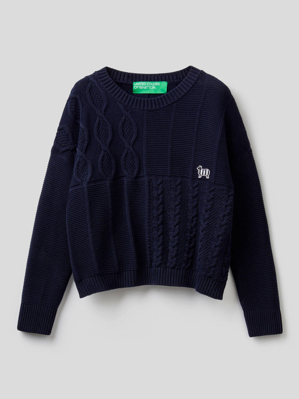 Pullover aus 100% Baumwolle mit besonderer Verarbeitung image number 1