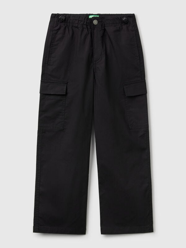 Fallschirmhose aus Stretch-Baumwolle Jungen