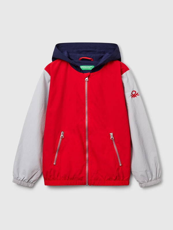 Nylonjacke mit Kapuze Jungen