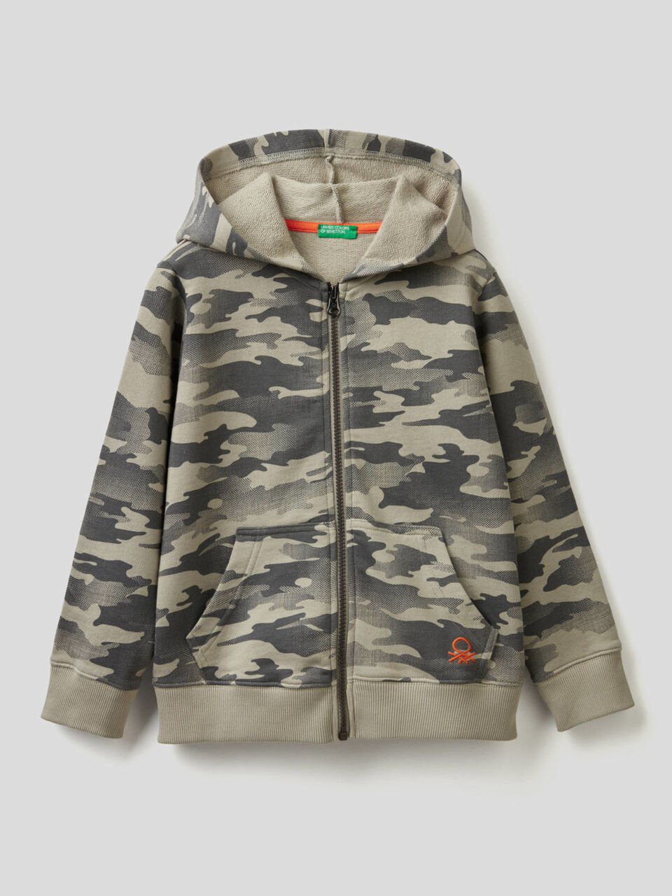 Camouflage-Sweatshirt aus 100% Baumwolle image number 1