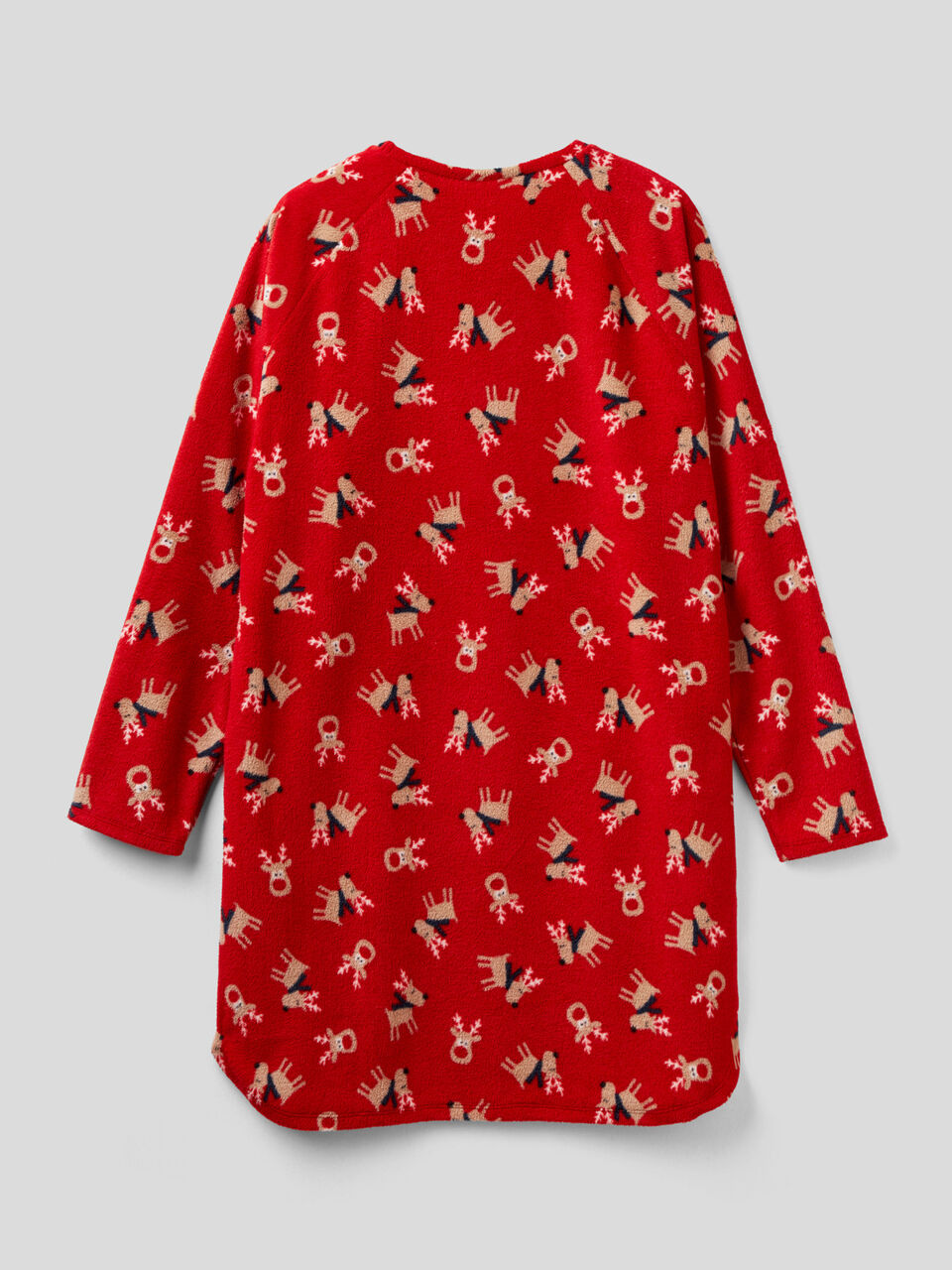 Nachthemd aus Fleece mit Print image number 2
