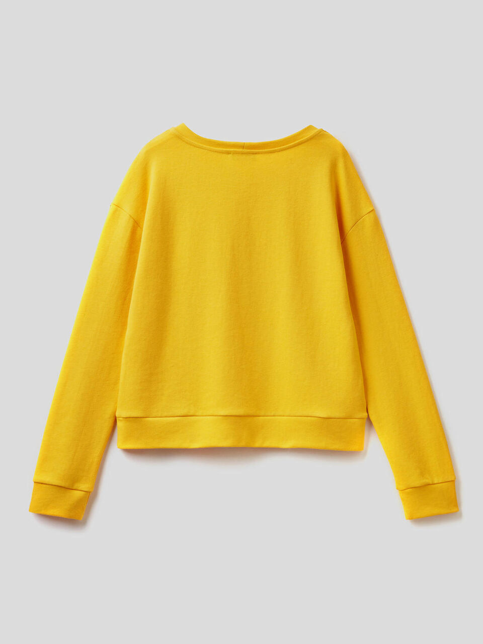 Einfarbiges Sweatshirt aus einer Baumwollmischung image number 2