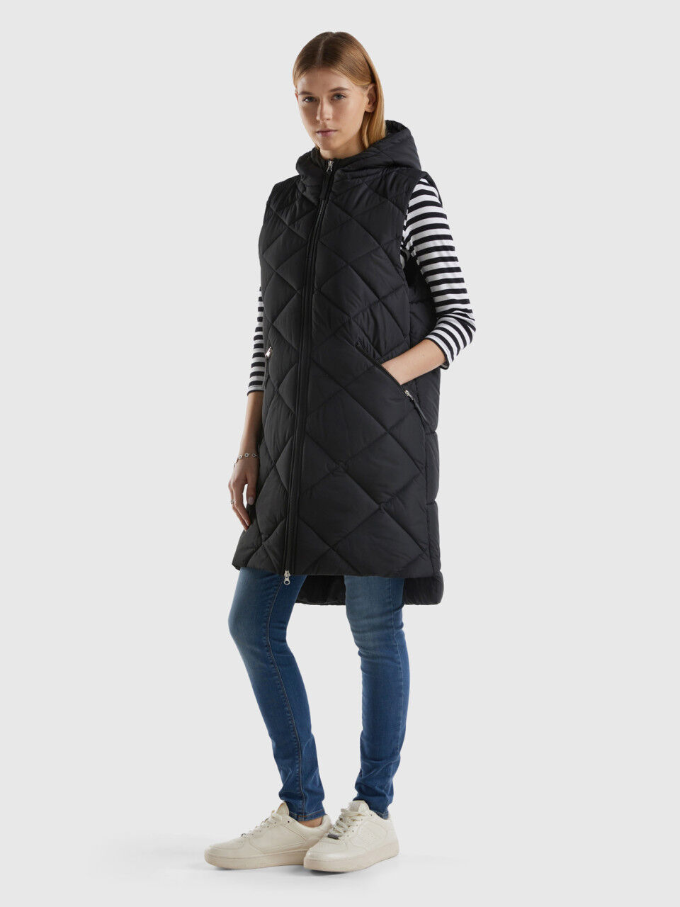 Benetton daunenjacke damen sale clearance