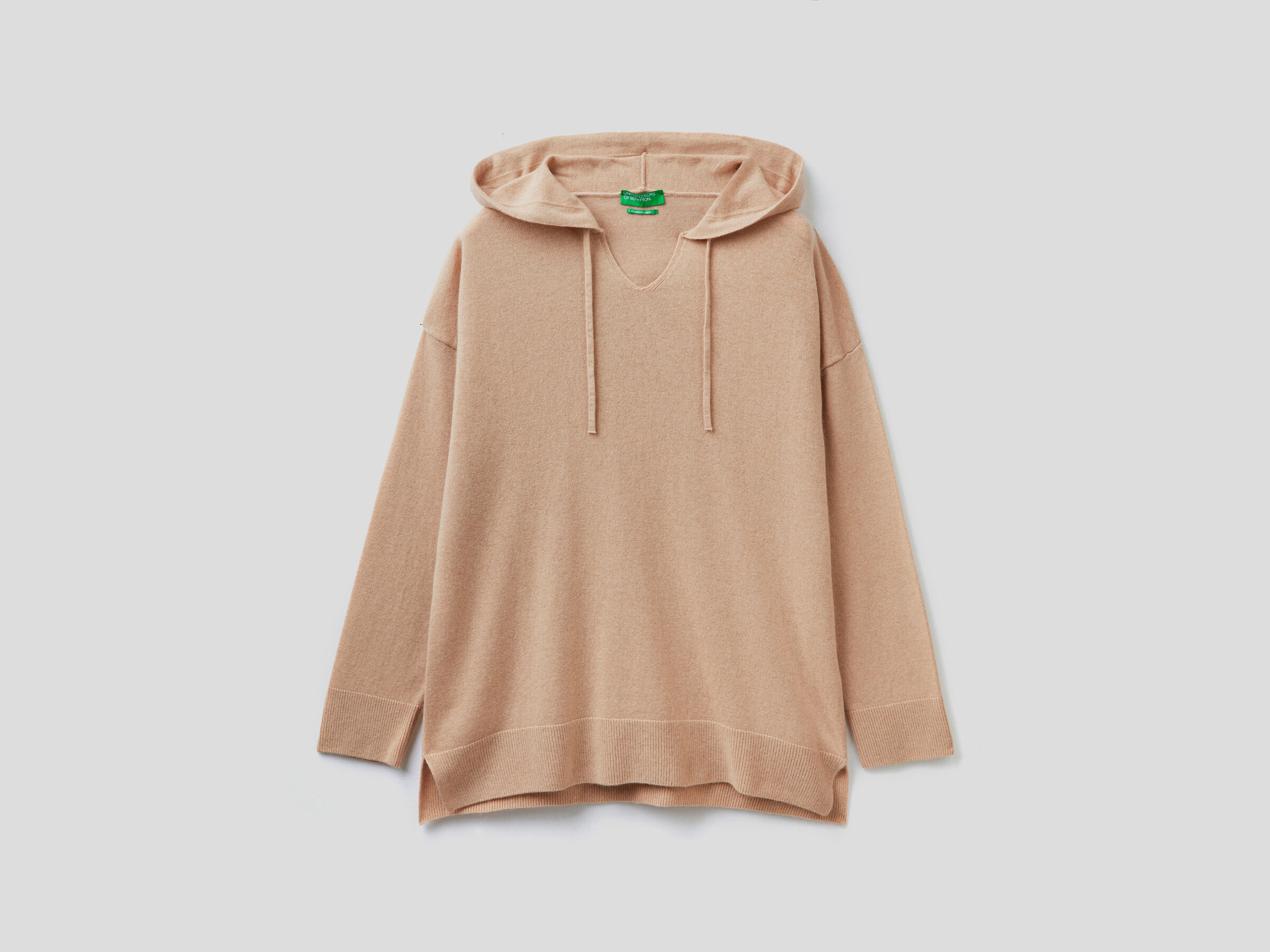 Pullover aus einer Cashmeremischung mit Kapuze image number 5