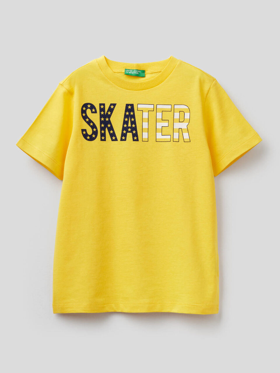 T-Shirt aus reiner Baumwolle mit Print image number 1