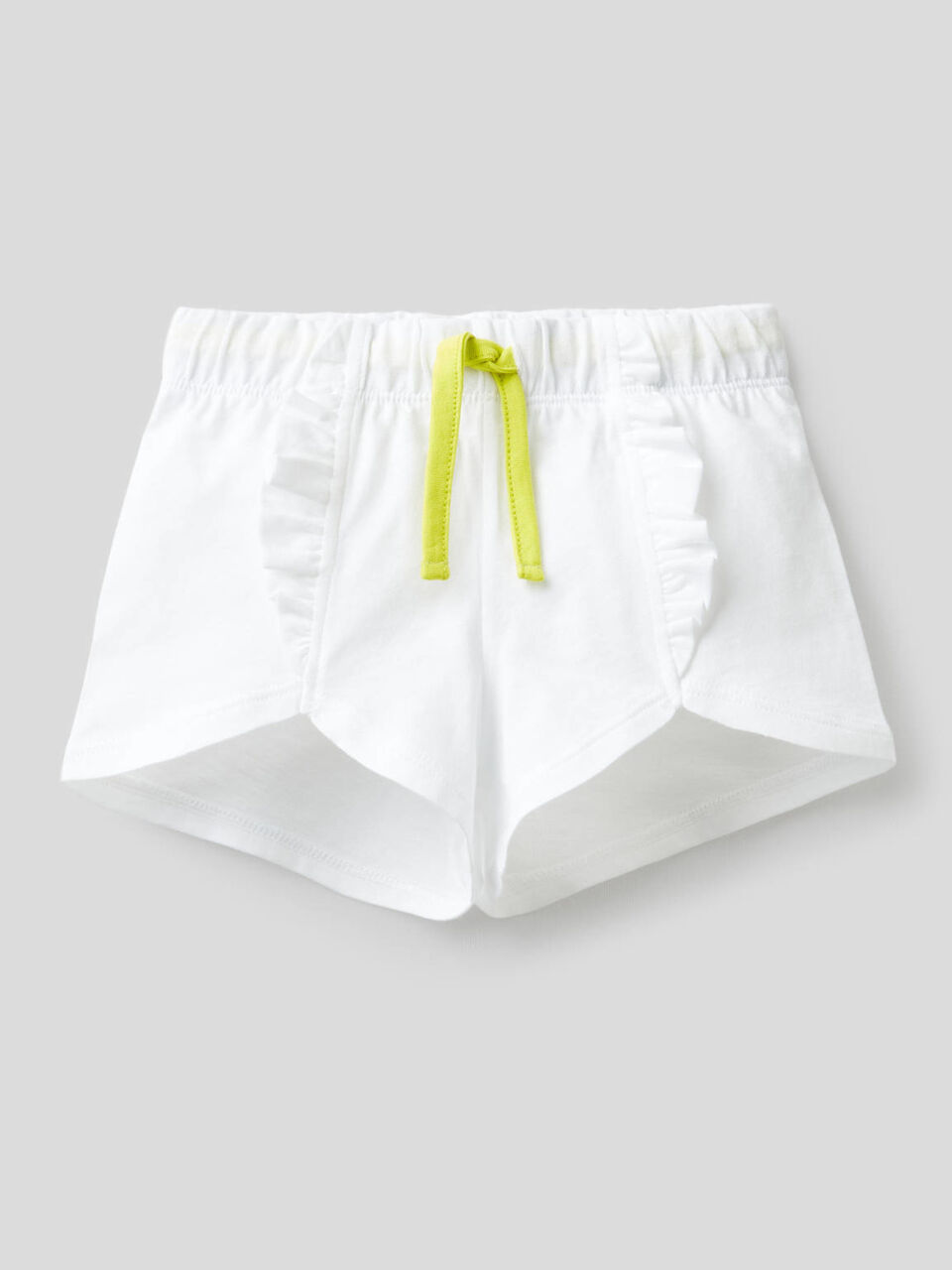 Shorts aus 100% Baumwolle mit Rüschen image number 1