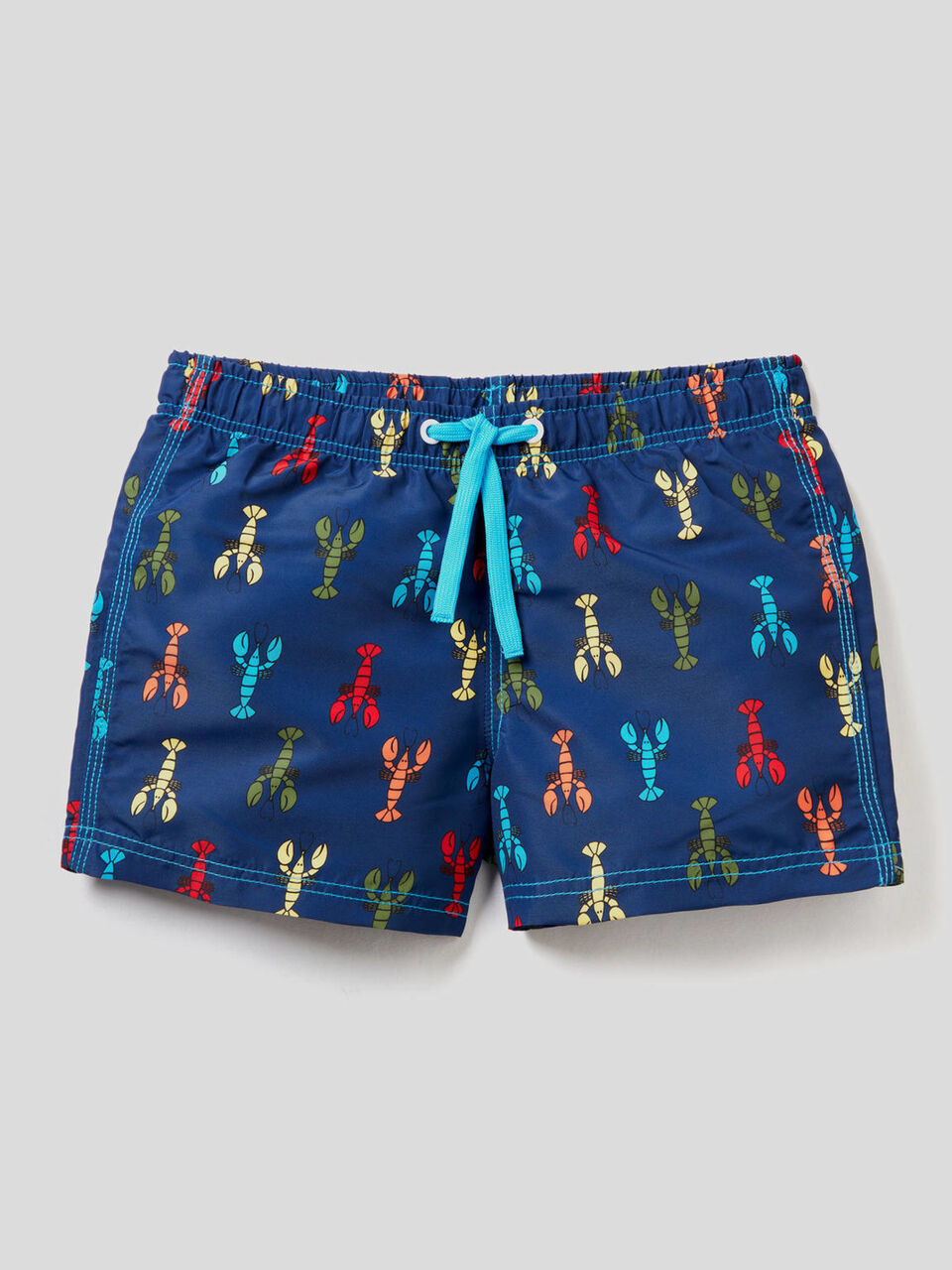 Kurze Badeshorts mit Muster image number 1
