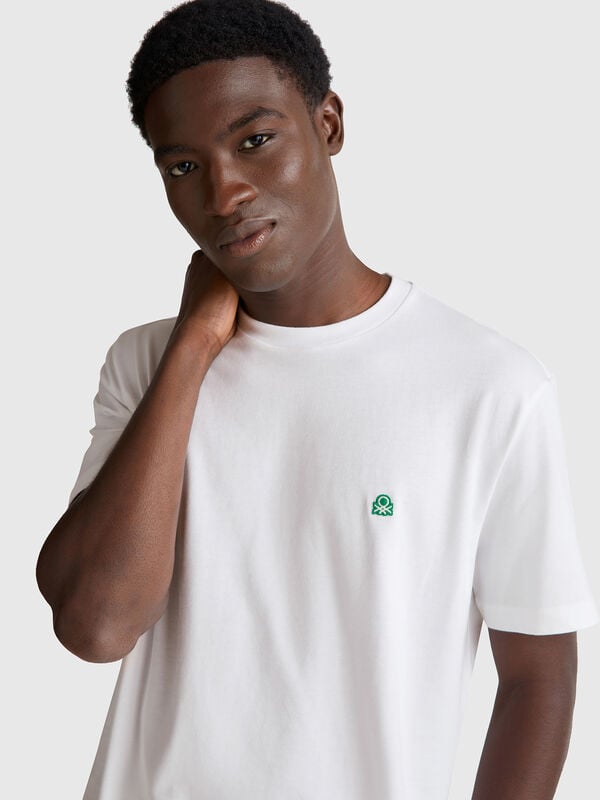 Basic-T-Shirt aus Baumwolle Herren