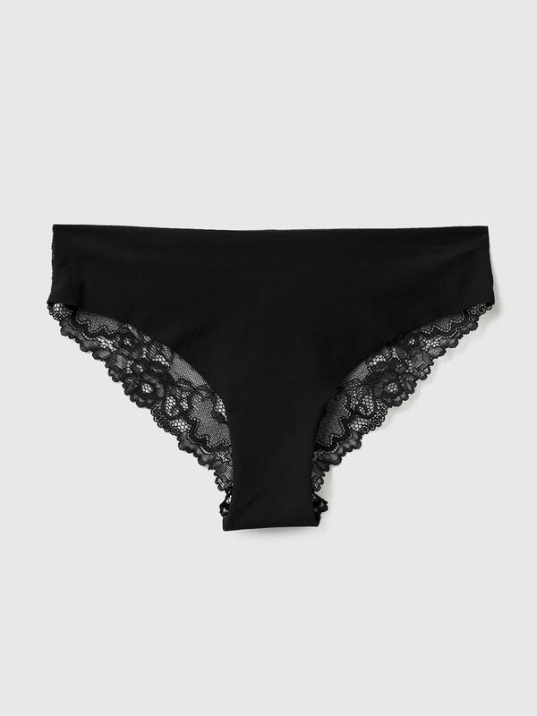 Stretch-Breastdress mit Spitze Damen