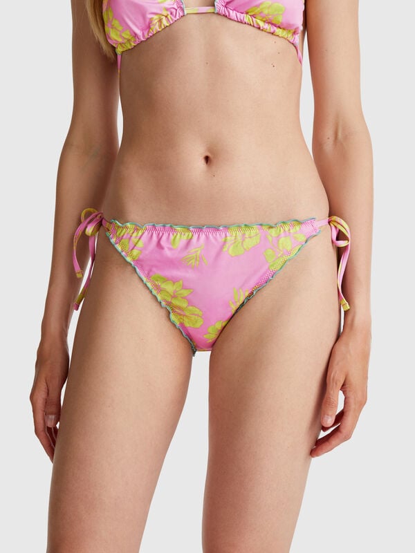 Badeshorts mit Blumendruck Damen