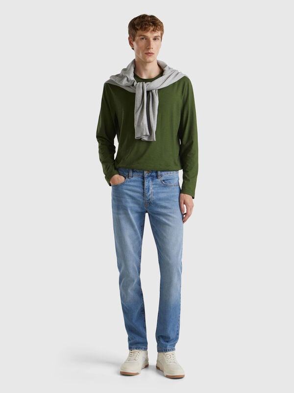 Slim-Fit-Jeans mit fünf Taschen Herren