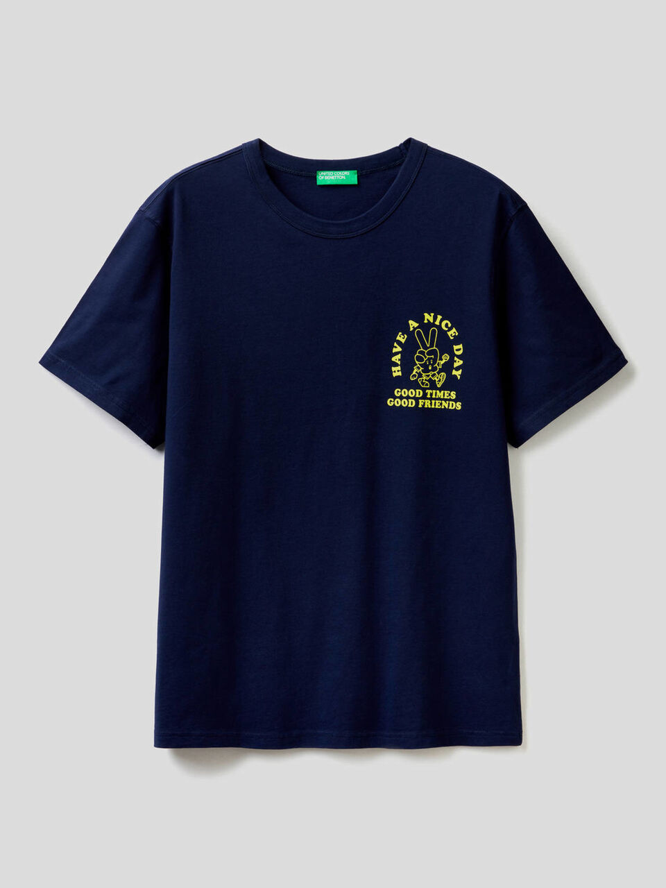 T-Shirt aus reiner Baumwolle mit Print image number 1