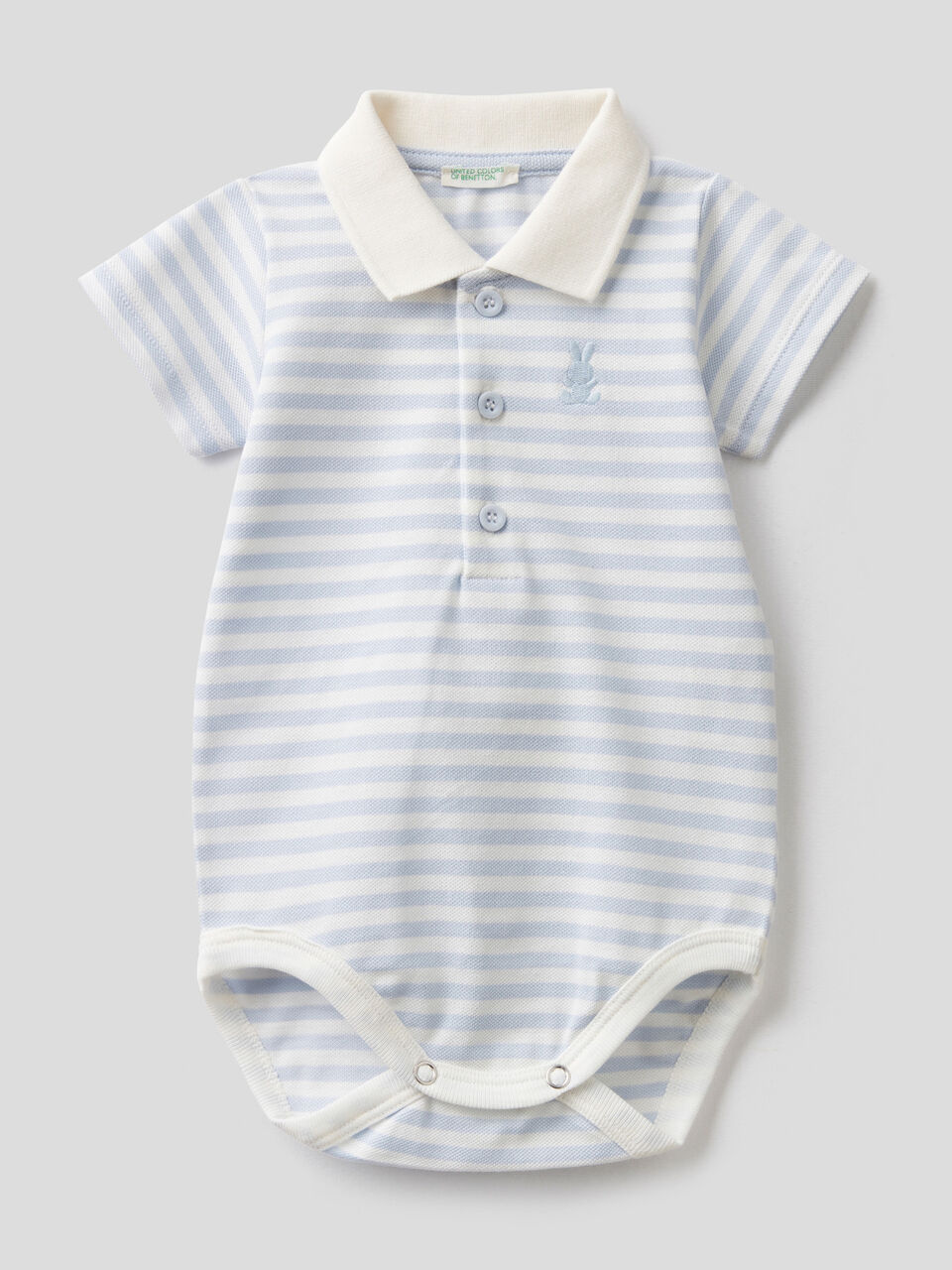 Polo-Body aus Stretchbaumwolle image number 1