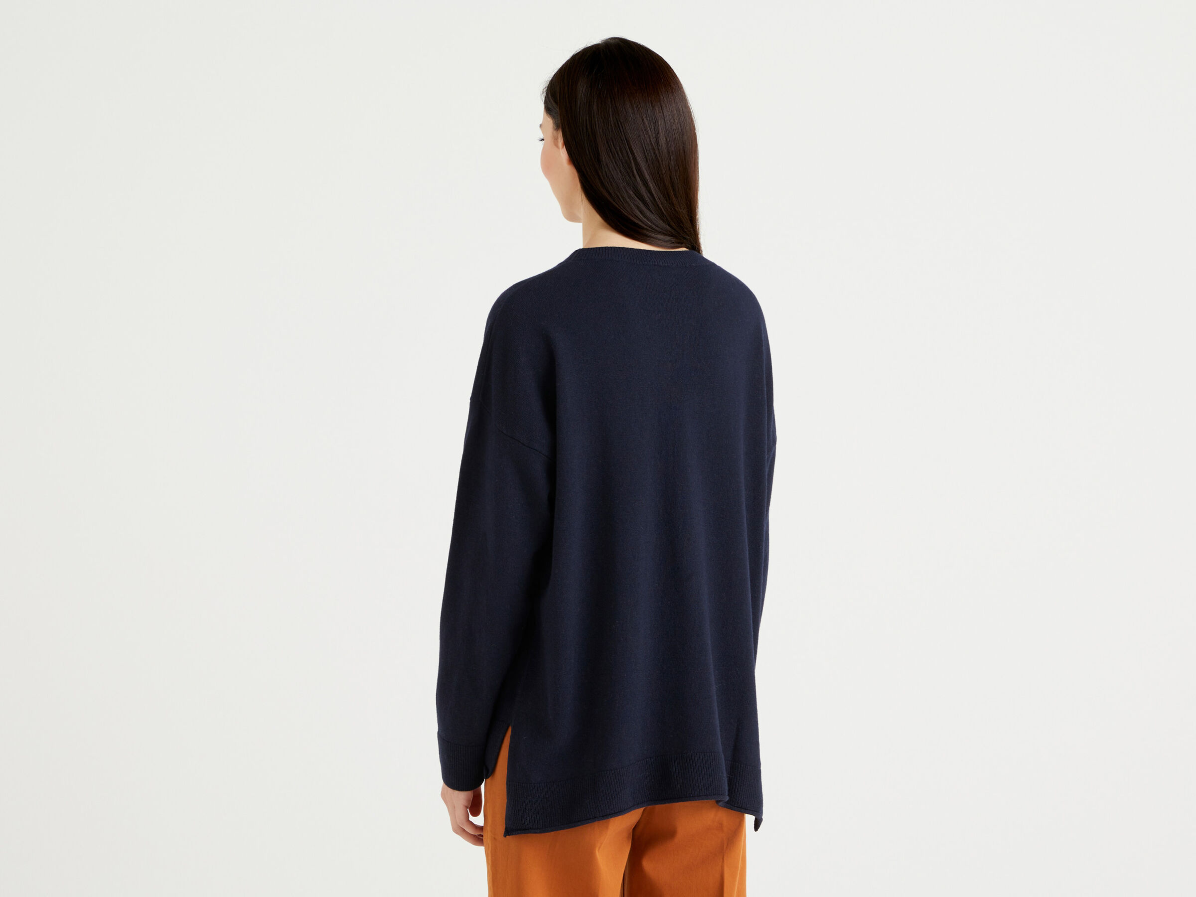 Boxy-Fit-Pullover in einer Cashmeremischung image number 2
