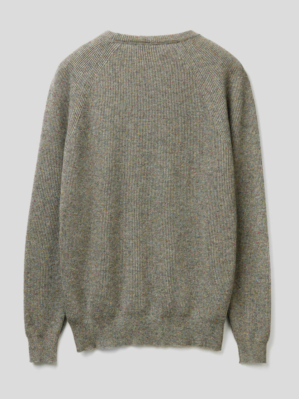 Gerippter Pullover in einer Mischung aus Wolle und Seide image number 2