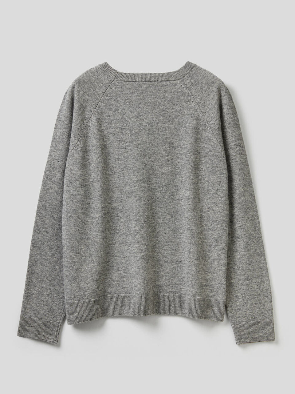 Pullover mit Rundausschnitt in einer Mischung aus Wolle und Cashmere image number 2