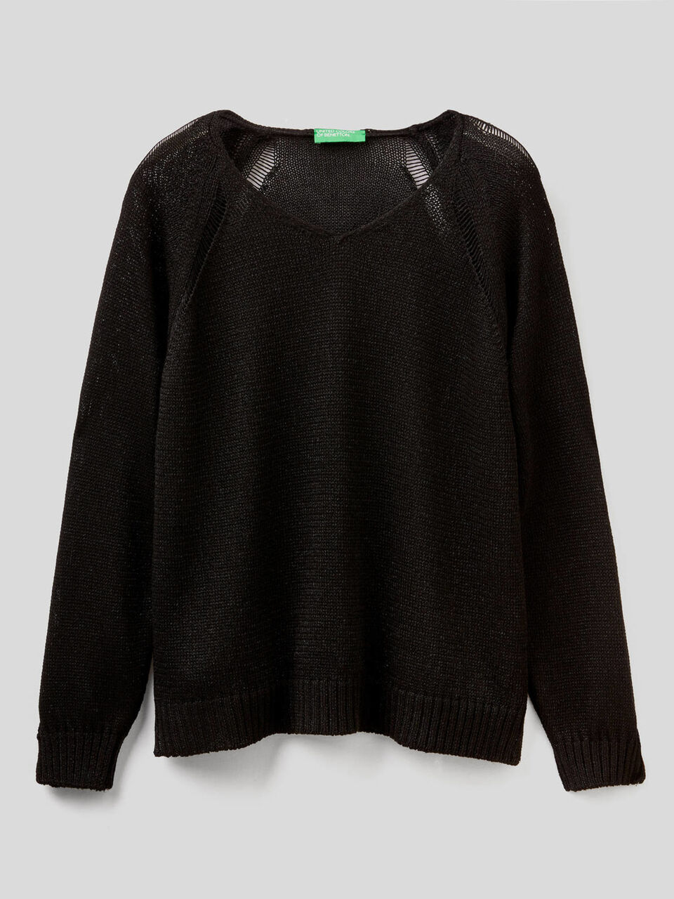 Pullover mit Detail in Form von großen Mustern image number 1