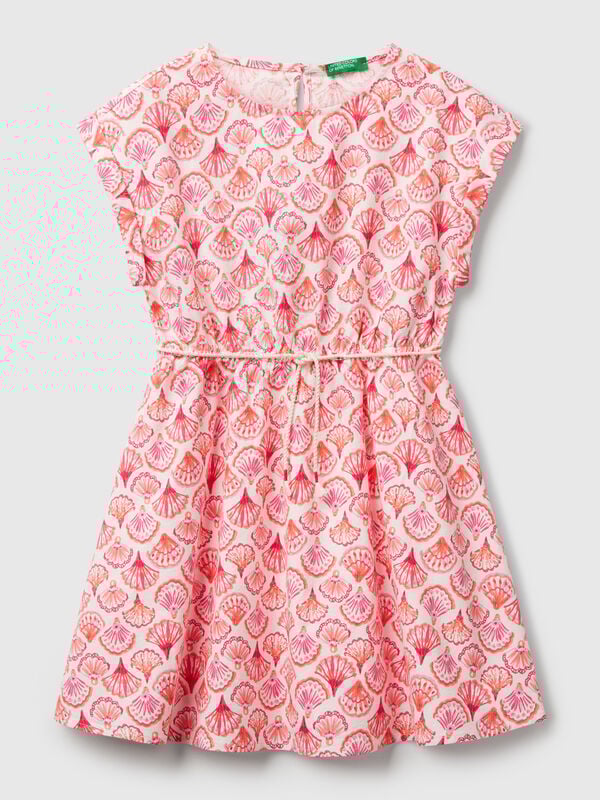Ausgestelltes gemustertes Kleid Mädchen