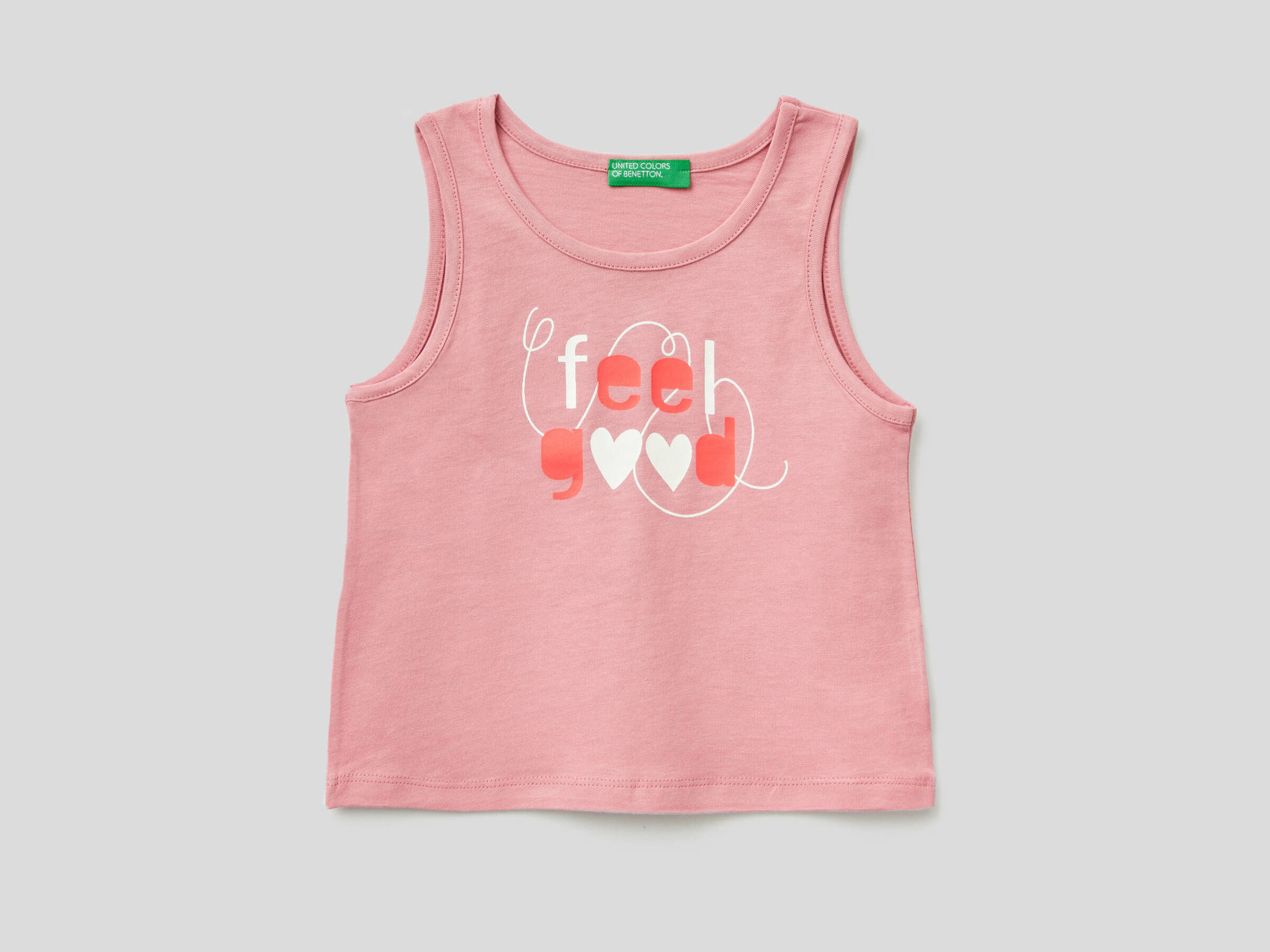 Top aus 100% Baumwolle mit Print image number null