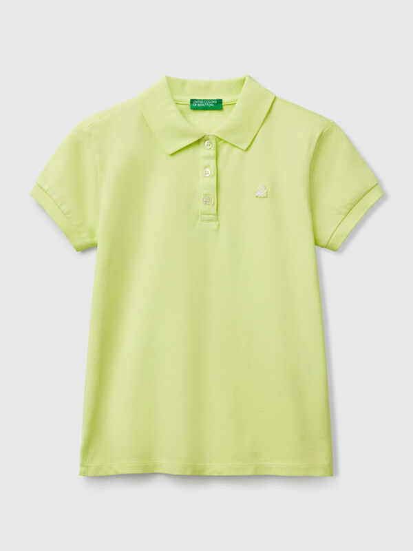 Kurzärmeliges Poloshirt aus Baumwolle Mädchen
