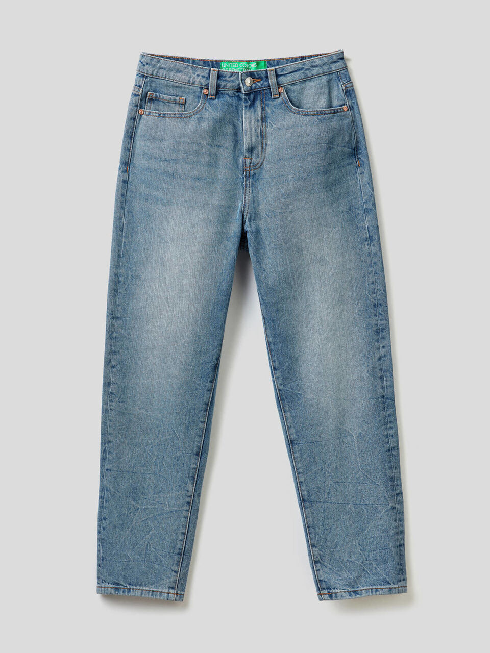 Boyfriend Fit-Jeans in 100% Baumwolle image number 1