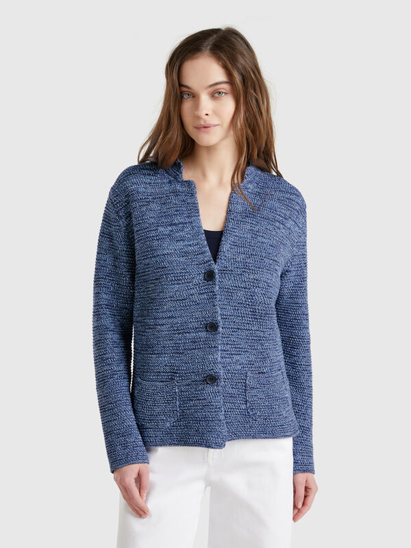 Strickjacke aus 100 % Baumwolle Damen
