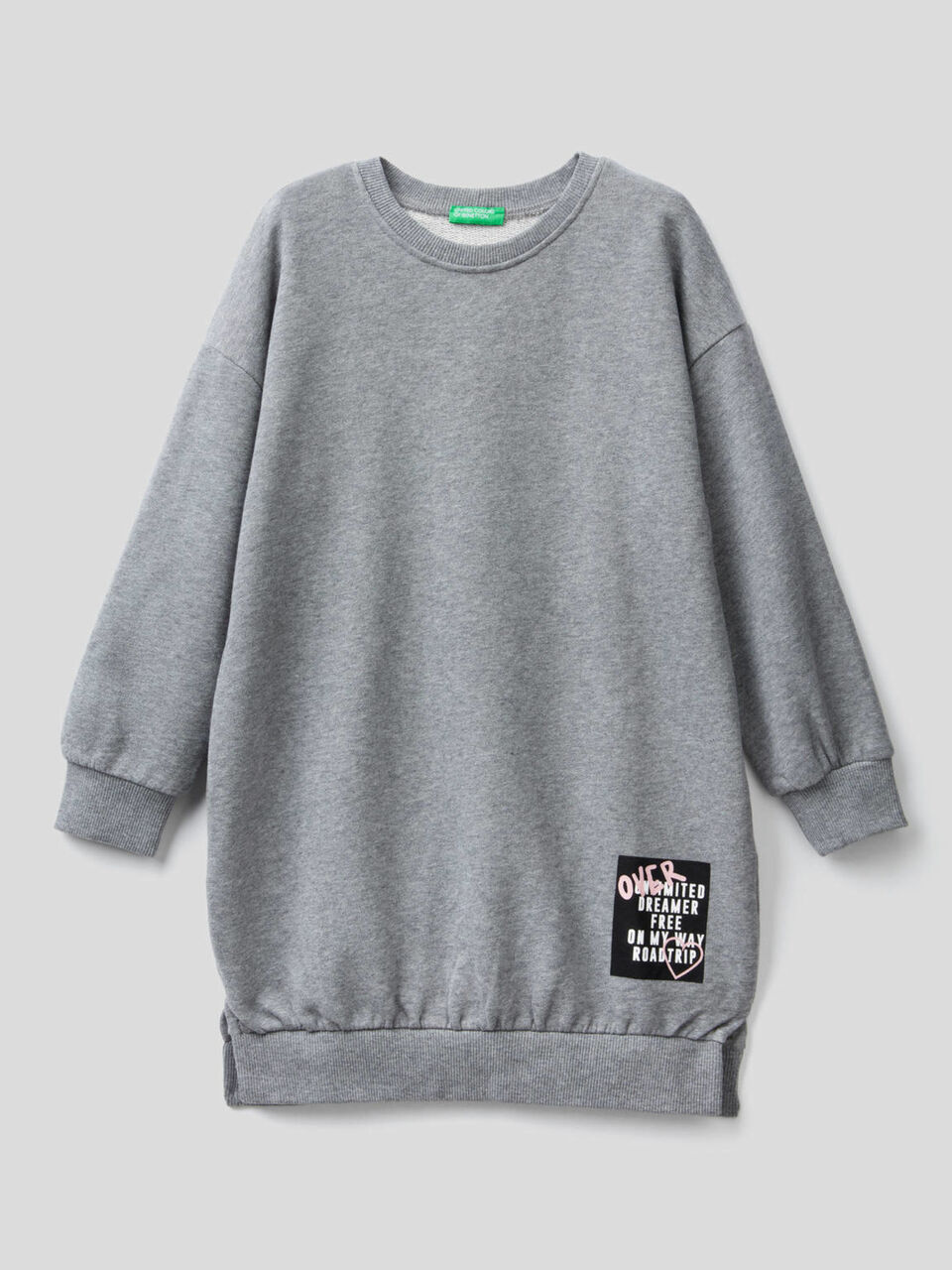 Kleid aus Sweatstoff in 100% Baumwolle image number 1