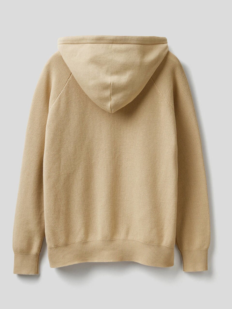 Pullover aus Trikotbaumwolle mit Kapuze image number 2
