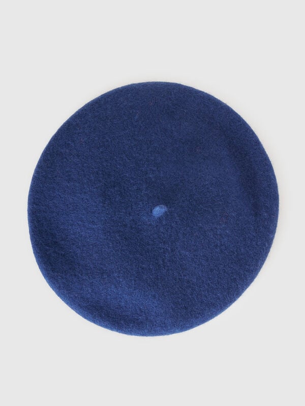 Klassische Baskenmütze aus Wollmischung Damen