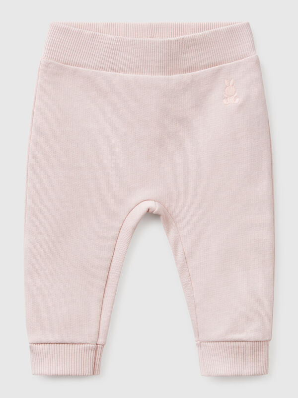Plüschhose aus Baumwolle Newborn