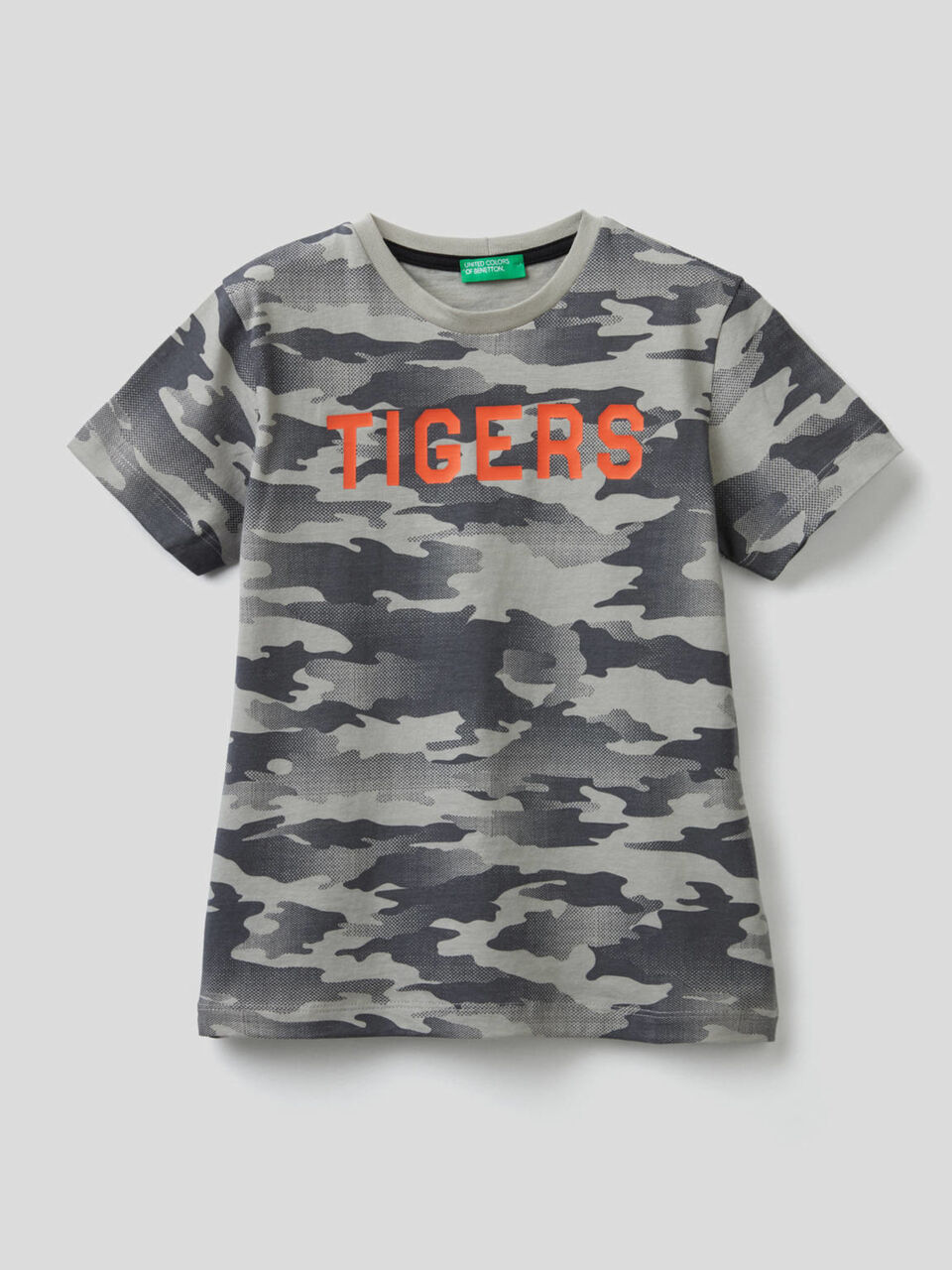 T-Shirt mit Print aus reiner Baumwolle image number 1