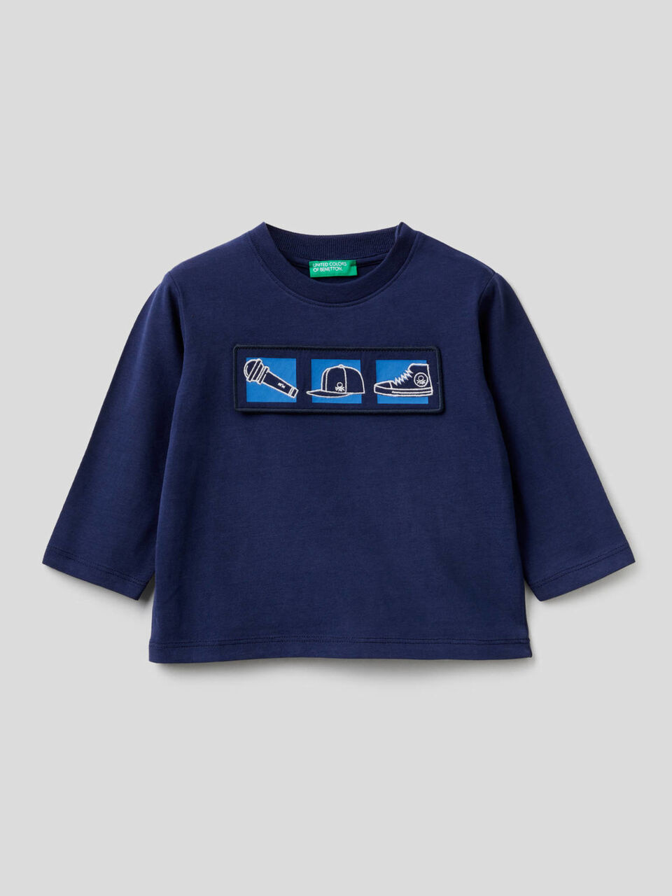 T-Shirt aus Bio-Baumwolle mit Applikationen image number 1