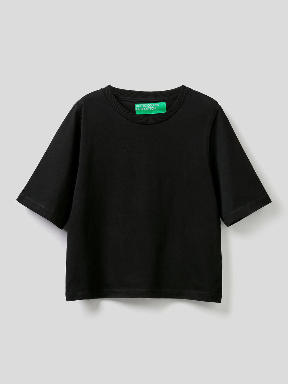 T-Shirt aus 100% Baumwolle im Boxy Fit image number 1