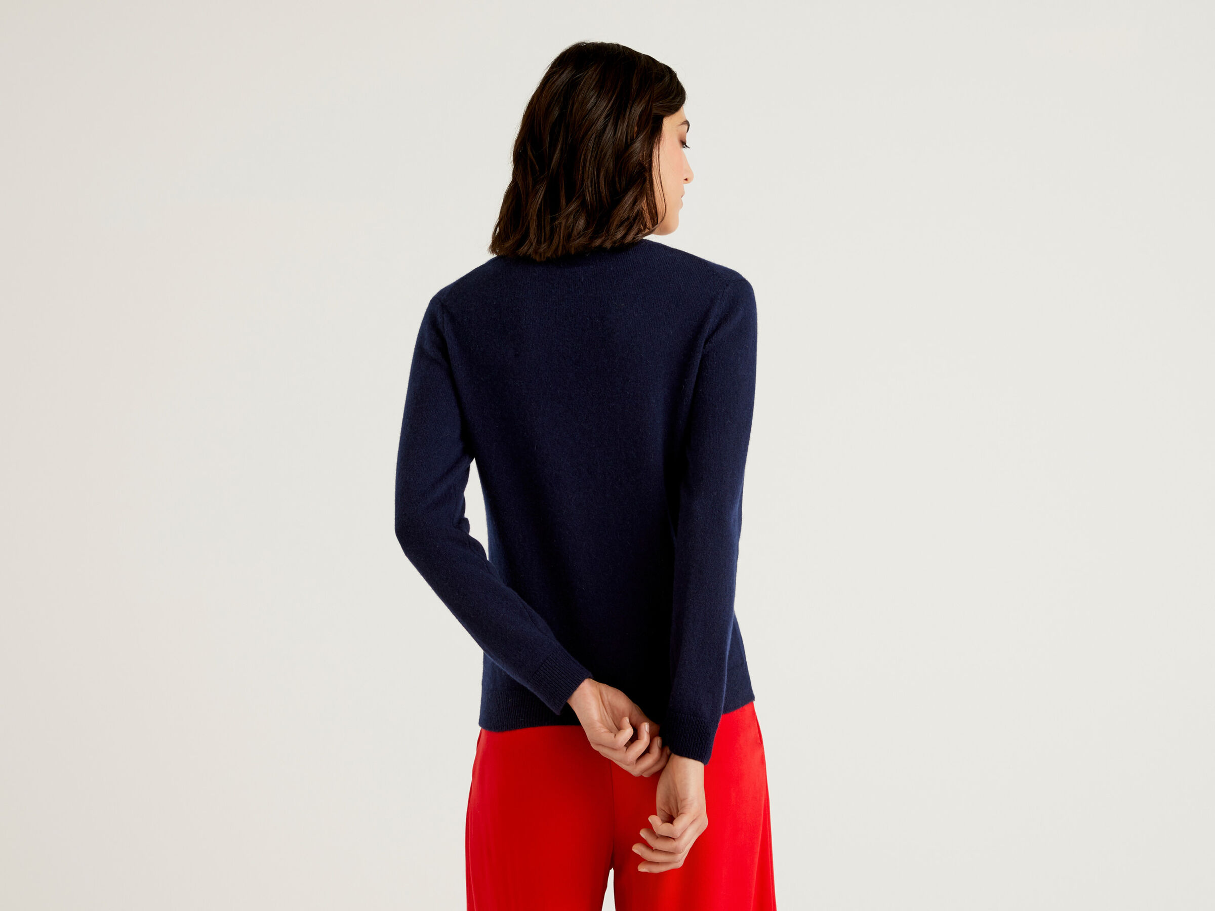 Pullover aus reinem Cashmere mit Rundhals image number 2