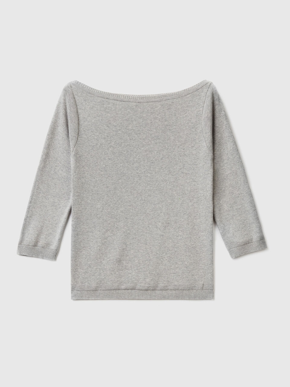 Pulli aus 100% Baumwolle mit U-Boot-Ausschnitt image number 1