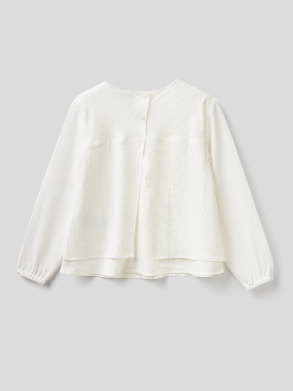 Bluse aus zwei Schichten in Creponne image number 2