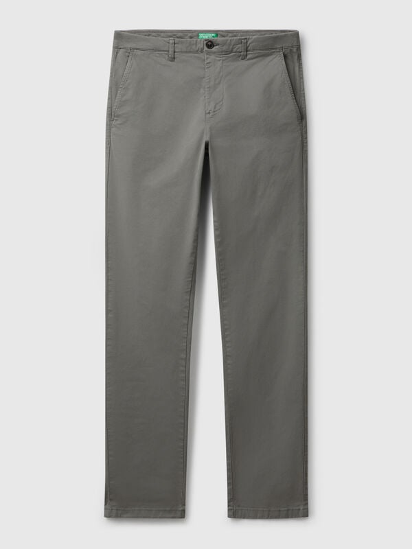 Slim Fit Chinos aus Baumwolle Slim Fit Chinos aus Baumwolle Herren