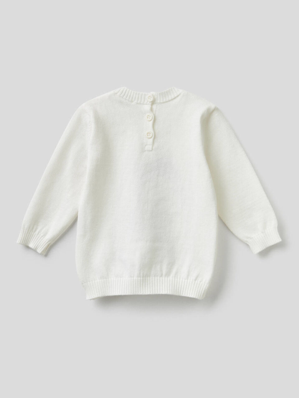 Pullover aus 100% Baumwolle mit Stickerei image number 2