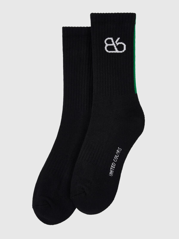 Socken aus Stretch-Baumwollmischung Damen