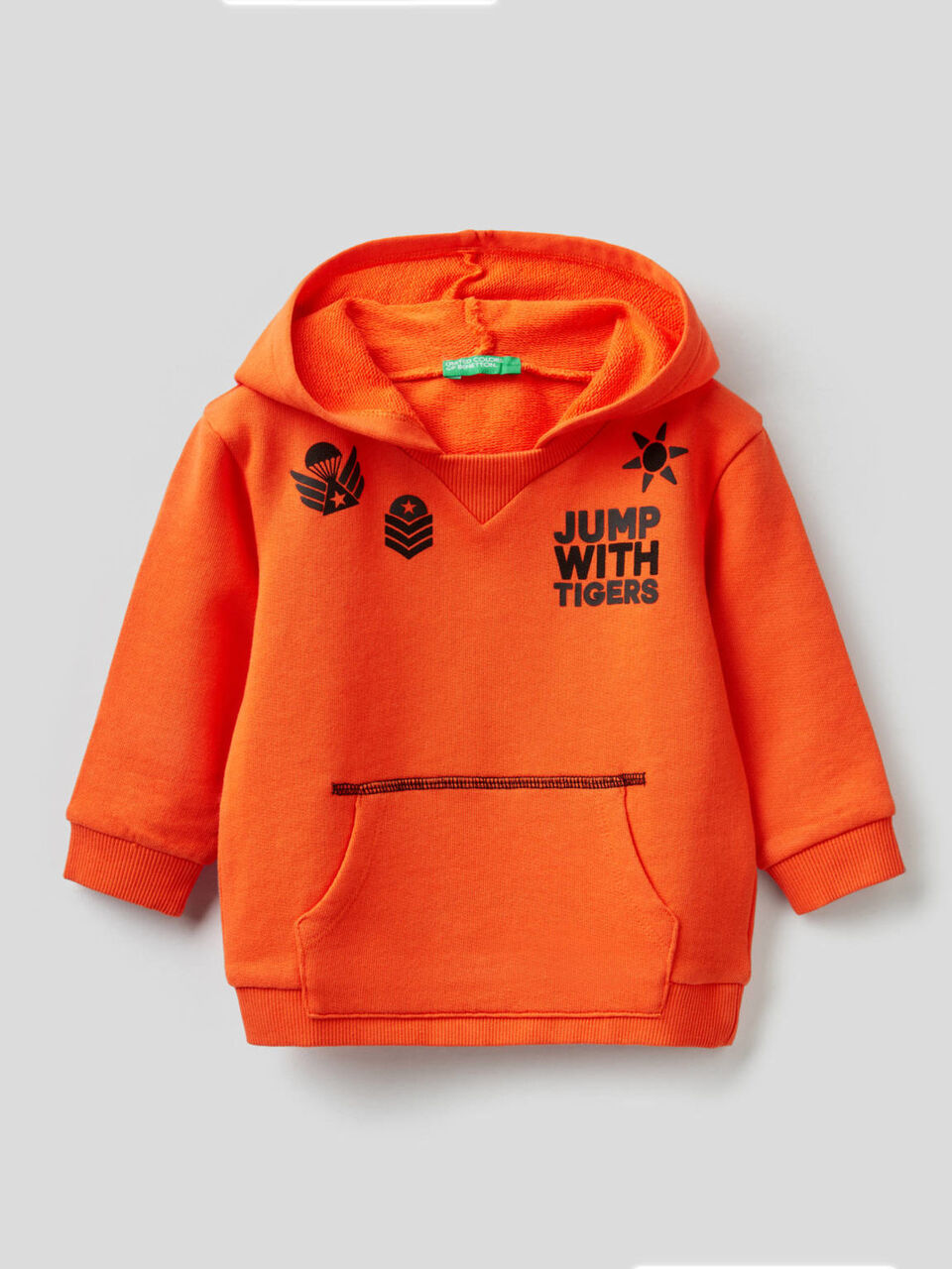 Sweatshirt aus reiner Baumwolle mit Kapuze image number 1