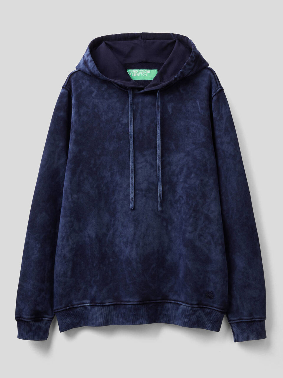 Sweatshirt in 100% Baumwolle mit Batikmuster image number 1