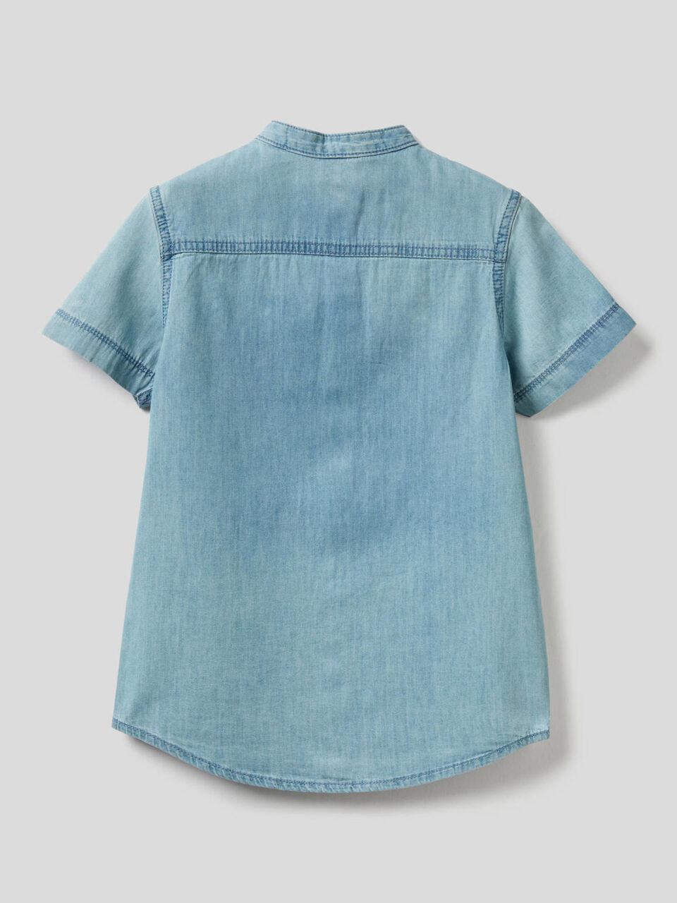 Bluse aus Denim in 100% Baumwolle image number 2