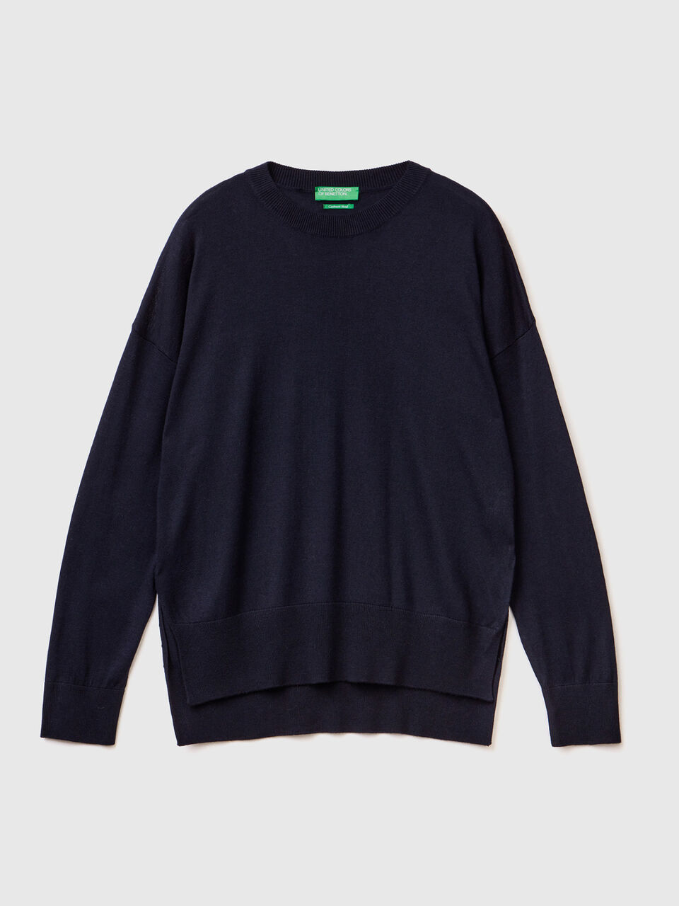 Pullover in einer Viskosemischung mit Schlitzen image number 1