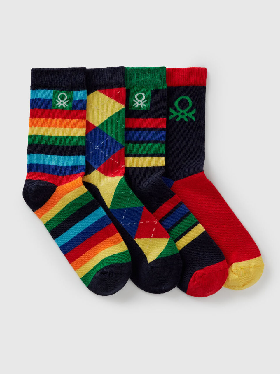 KNITTED SOCKS 4 PAIR Jungen image number 1