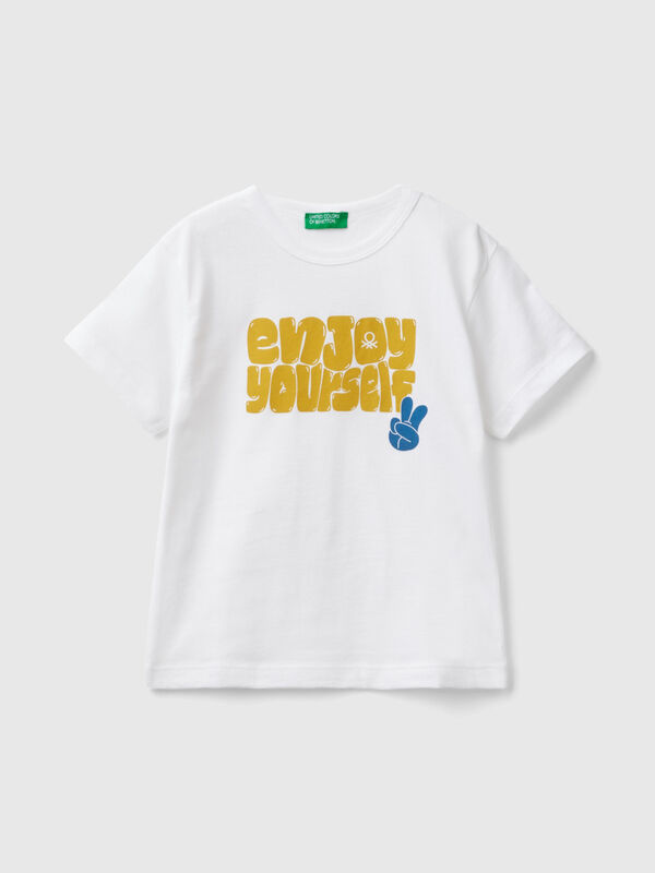 Shirt aus Bio-Baumwolle mit Print Jungen