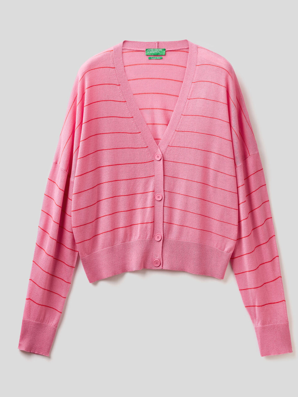Strickjacke in einer Cashmeremischung mit V-Ausschnitt image number 1
