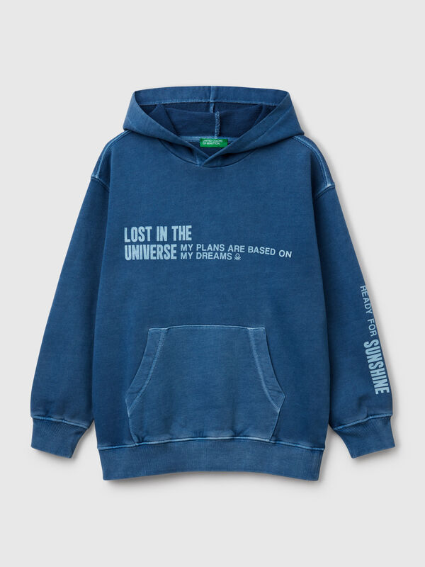 Übergroßes Sweatshirt mit Aufdruck Jungen