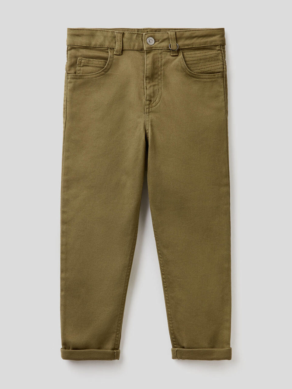 Slim-Fit-Hose mit Steppnähten image number 1
